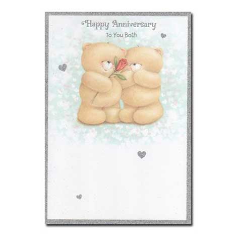 Happy Anniversary To You Both Forever Friends Card